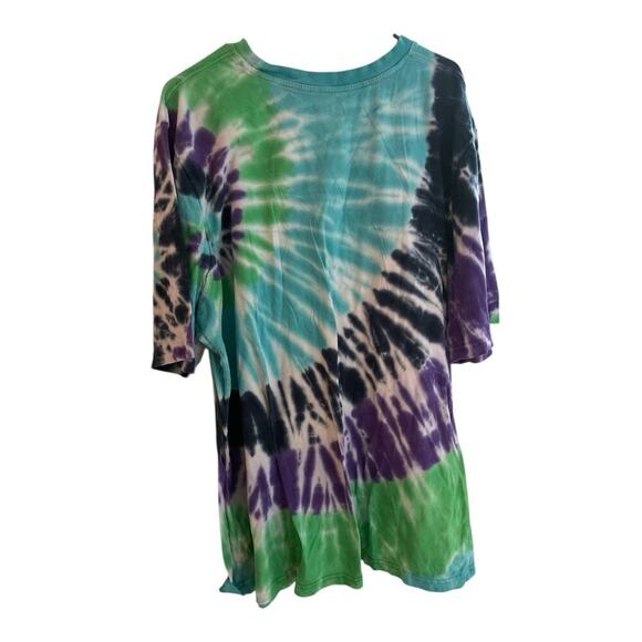 KING SIZE SIZE 2XL TALL TIE DYE TEE OF MULTI COLOR - Picture 2 of 2